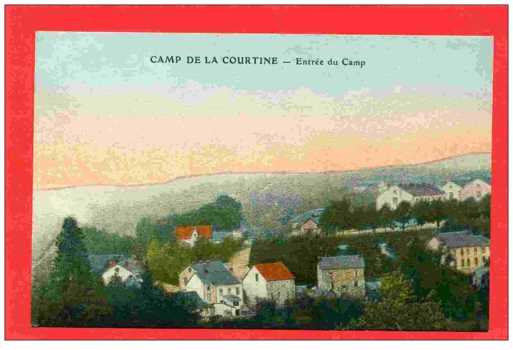 CAMP DE LA COURTINE 1932 ENTREE DU CAMP CARTE EN BON ETAT - La Courtine