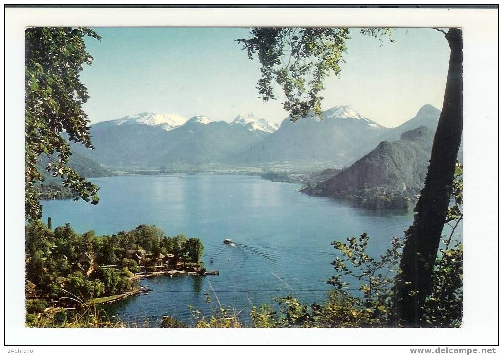 Lac D´ Annecy: La Baie De Talloires Et Le Massif Des Bauges (07-1314) - Talloires