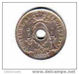 M 119 - 25 CENTIMES 1927 BELGIQUE - Belle Monnaie - - 25 Cents