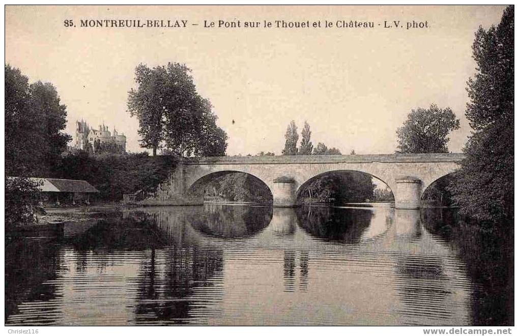 49 MONTREUIL BELLAY Le Pont Sur Le Thouet - Montreuil Bellay