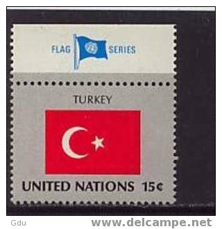 Nations-Unies/United Nations  - Drapeaux/Flags  - Turquie/Turkey *** - Sellos