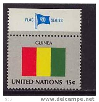 Nations-Unies/United Nations  - Drapeaux/Flags  - Guinée/Guinea *** - Sellos