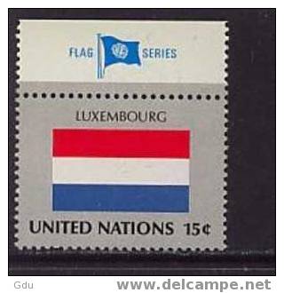 Nations-Unies/United Nations  - Drapeaux/Flags  - Luxembourg *** - Sellos