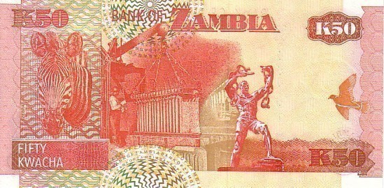 ZAMBIE   50 Kwacha   Emission De 2003  Pick 37d     ***** BILLET  NEUF ***** - Zambia