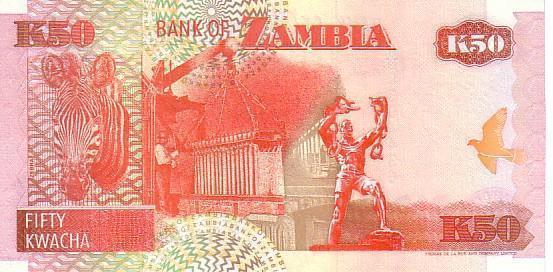 ZAMBIE   50 Kwacha  Daté De 1992    Pick 37b  Signature 11     *****BILLET  NEUF***** - Zambie