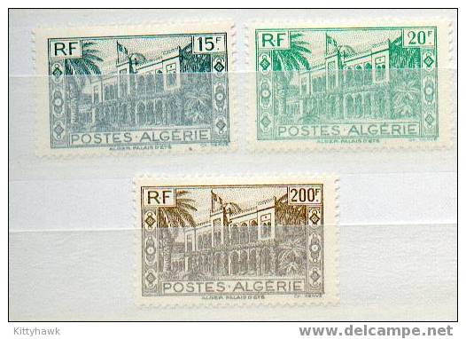 ALG 24 - YT 200/201/204 * - Unused Stamps