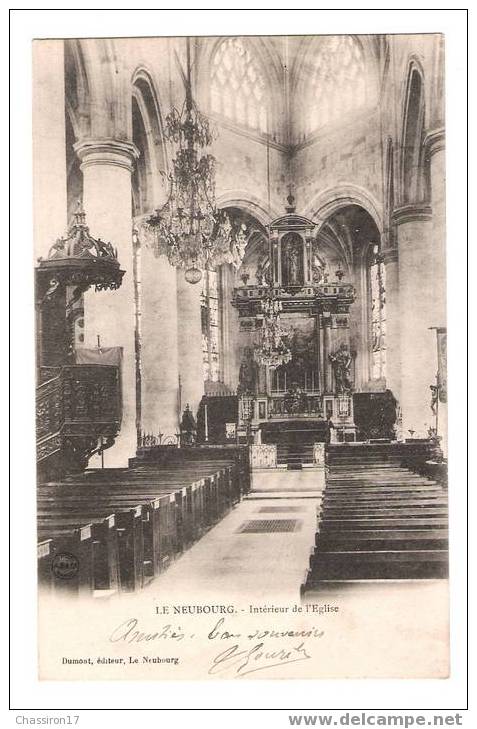 27 - LE NEUBOURG - Intérieur De L'église - Le Neubourg