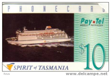 AUSTRALIA  $10  BEAUTIFUL  SHIPS  FERRIES  SHIP USED ONLY  MINT  2500  ISSUED  ONLY !! SPECIAL PRICE !! - Australien