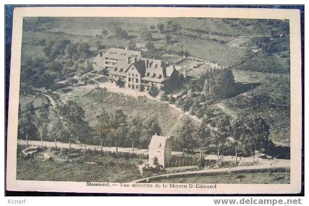 CP De STOUMONT " Vue Aérienne De La Maison St-edouard " . - Stoumont