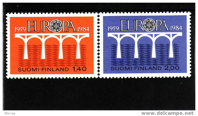 Finlande Yv.no.908/9 Neufs** - 1984