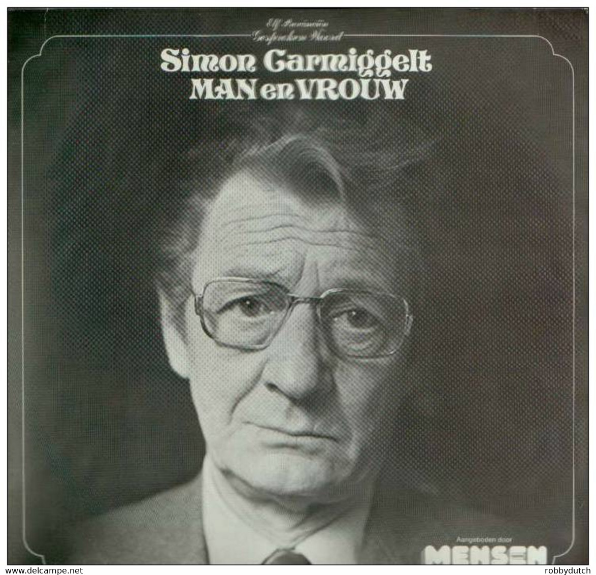 * LP * SIMON CARMIGGELT - MAN EN VROUW (1976 Ex!!!) - Humor, Cabaret