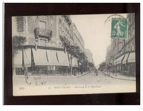 14987 Noisy Le Sec Boulevard De La Répuublique édit.ELD N°50 Magasin Belle Carte - Noisy Le Sec