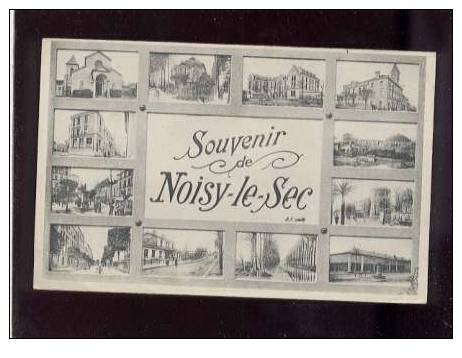 14989 Souvenir De Noisy Le Sec édit.B.F. Multivue  Belle Carte - Noisy Le Sec