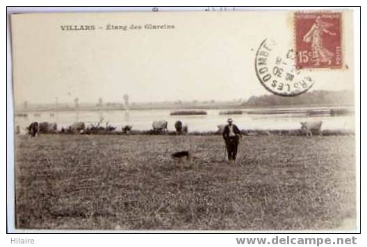 Cpa 01 VILLARS Etang Des Glareins - Villars-les-Dombes