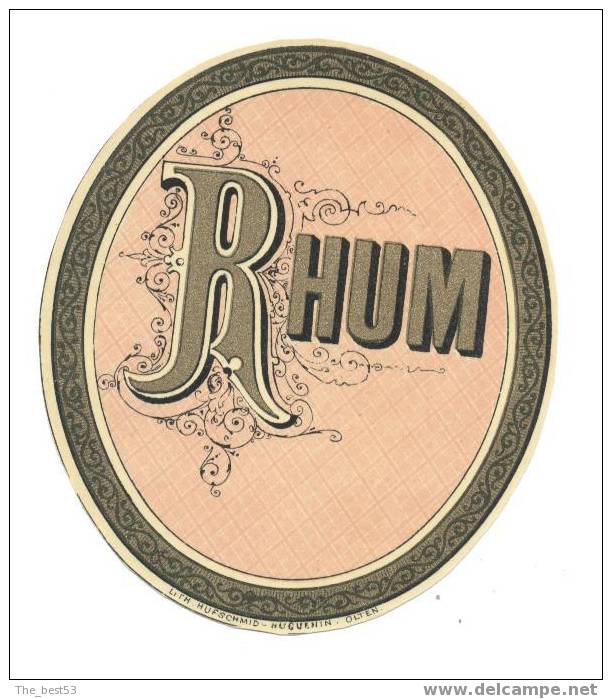 Etiquette De   Rhum - Rhum