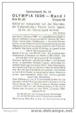 Olympia 1936 / Band 1 - Bild 62 (I037) - Trading-Karten