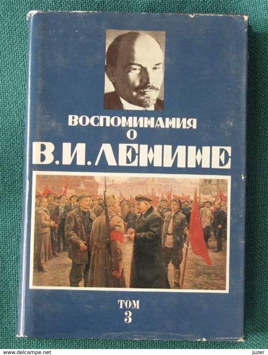 5 Russian Books: Reminiscences About Lenin (1984) - Romane