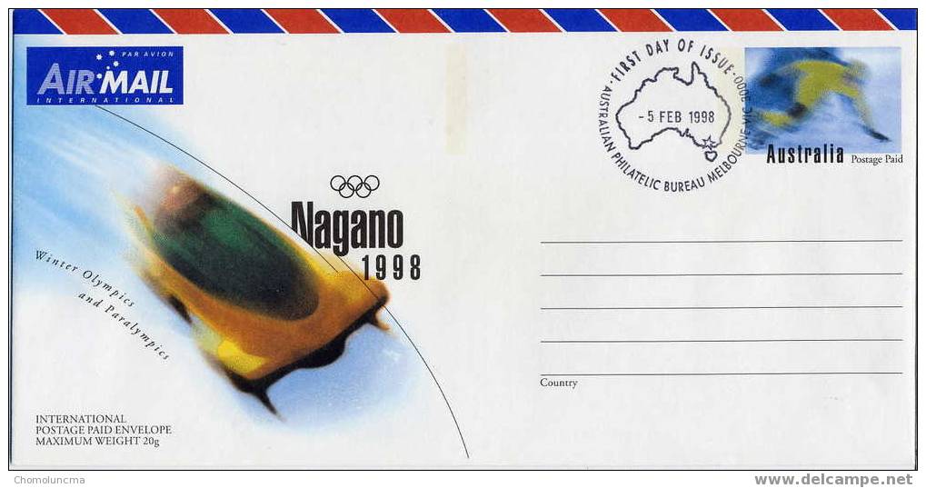 Nagano Jeux Olympiques D'Hiver Winter Olympics Games Olympische Bobleigh Snowboardi - Winter 1998: Nagano