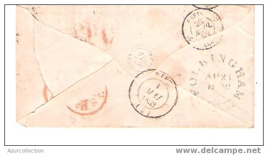 LETTRE AVEC LE 10 PENCE POUR RIEZ.04 - Covers & Documents