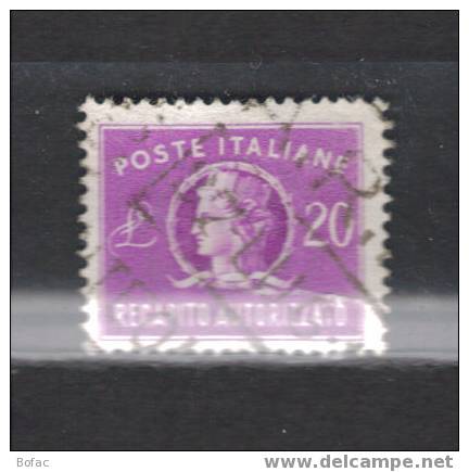 37 OB  ITALIE "EXPRES" - Express/pneumatic Mail