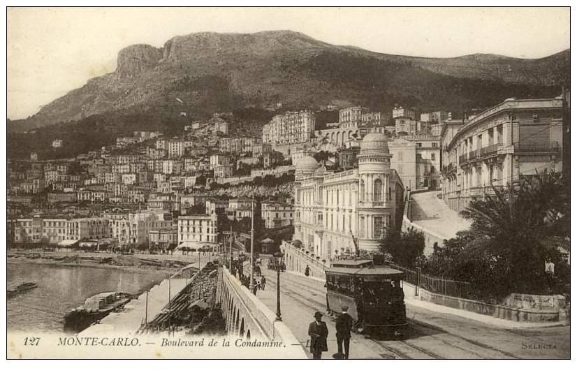 MONACO - MONTE-CARLO - TRAMWAY Boulevard De La Condamine - Autres & Non Classés