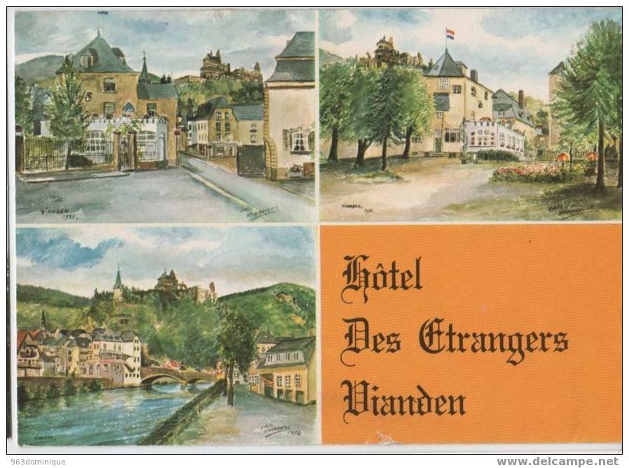 Vianden (Gr. D. De Luxembourg ) - Hotel Des Etrangers - Rue De La Gare - Vianden