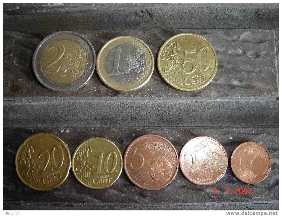 SERIE EURO COMPLETE IRLANDE 2002 - Irlande