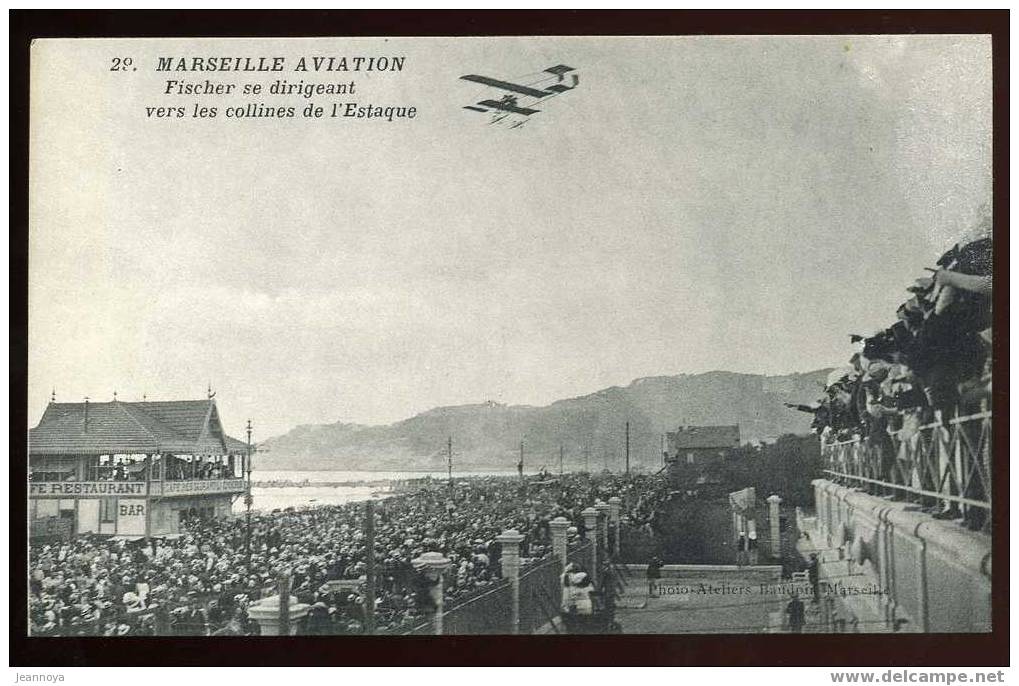 MARSEILLE-AVIATION - Fischer Se Dirigeant Vers Les Collines De L´Estaque - L'Estaque