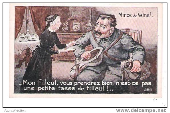 CPA .SCENE HUMOUR MILITAIRE - Guillaume