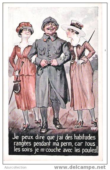 CPA .SCENE HUMOUR MILITAIRE - Guillaume