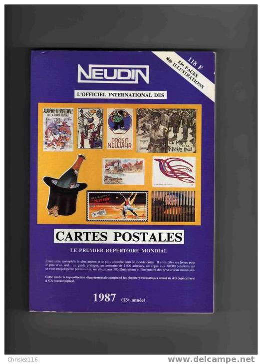 NEUDIN Répertoire 1987 - Boeken & Catalogi