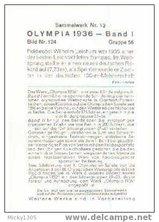 Olympia 1936 / Band 1 - Bild 124 (I047) - Trading Cards