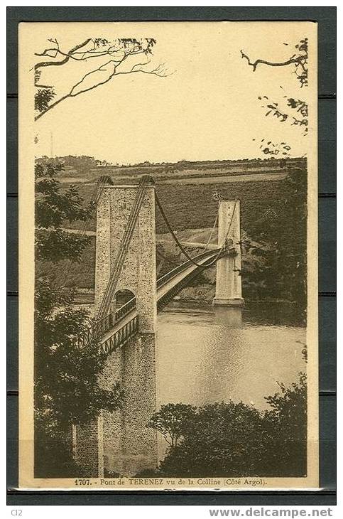 LANDEVENNEC - Pont De TERENEZ Vu De La Colline (Côté Argol) (carte Non écrite) - Landévennec