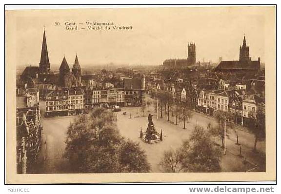 Gand - Marché Du Vendredi - Gent - Vrijdagmarkt - Gent