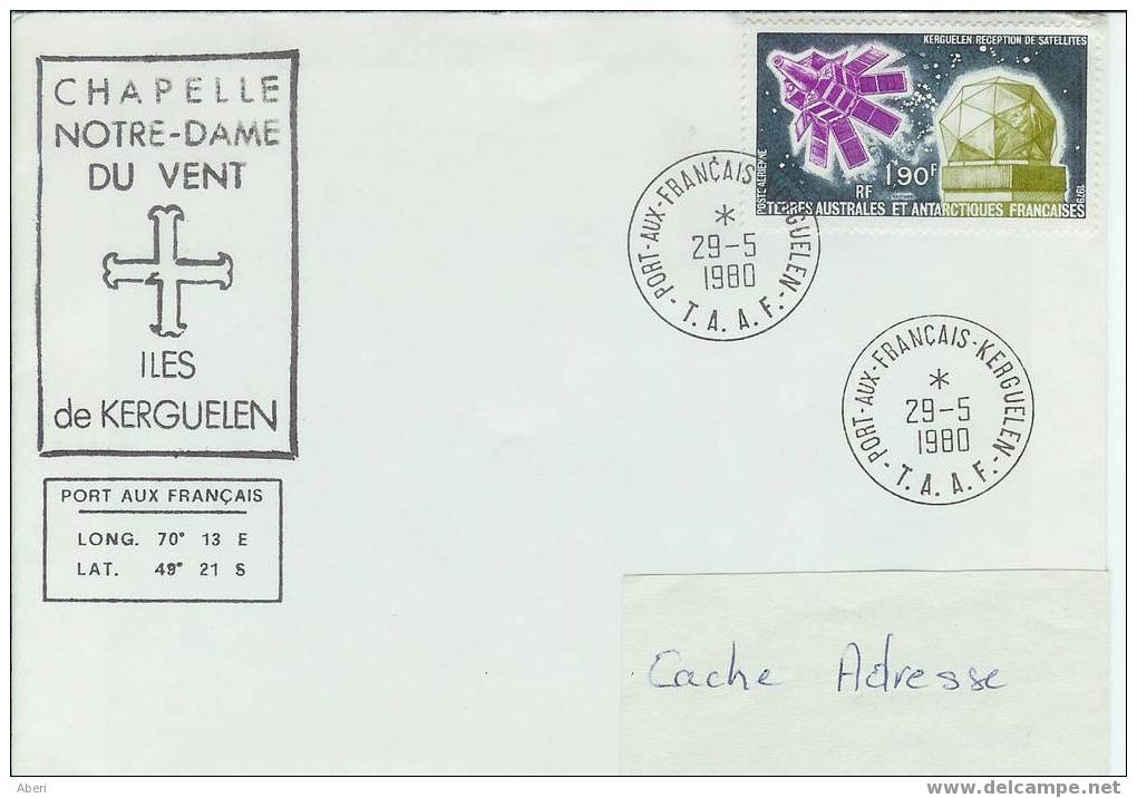 830 TAAF- KERGUELEN- Chapelle NOTRE DAME DU VENT- PA 52 - Covers & Documents