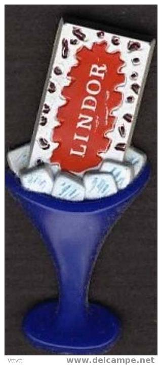 MAGNET CHOCOLAT LINDOR, Coupe (5,5 Cm Sur 2 Cm) - Publicitaires