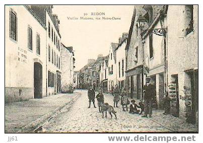 Redon Vieilles Maisons Rue Notre Dame - Redon