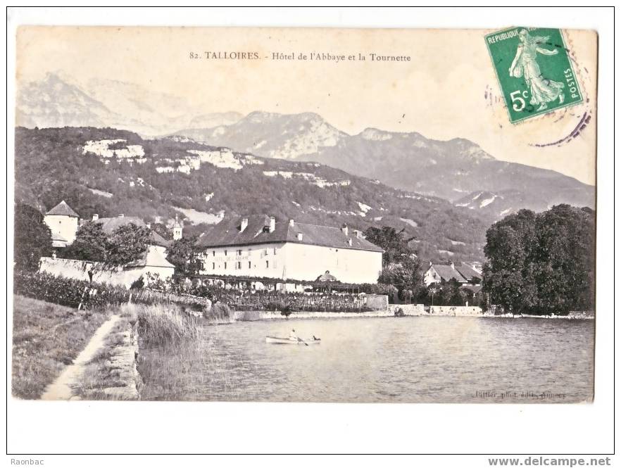 CPA---74----  Talloires----HOTEL DE L'ABBAYE - Talloires