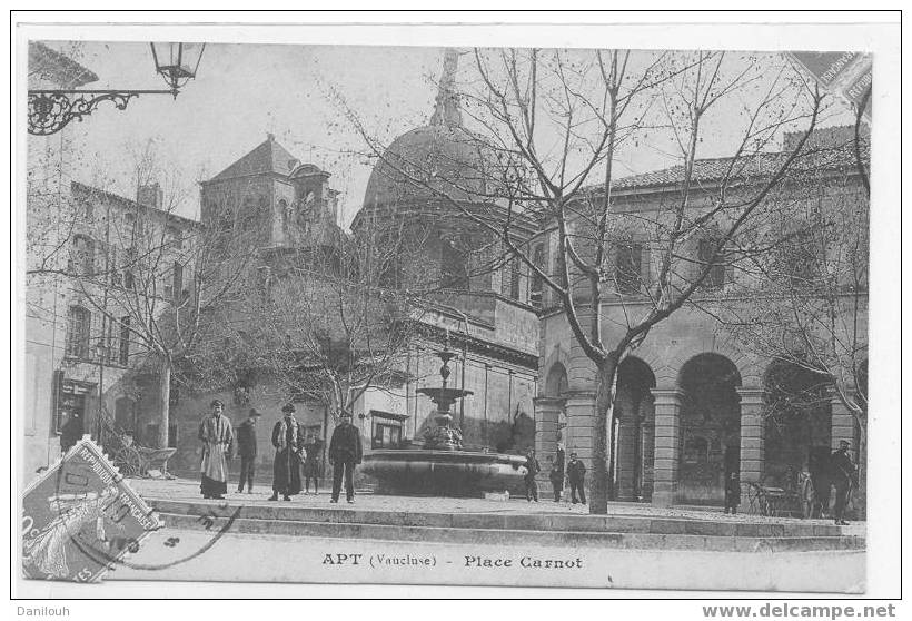 84 // VAUCLUSE / APT / Place Carnot, ANIMEE - Apt