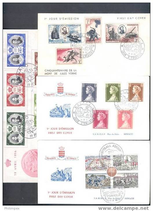 MONACO 200+ STAMPS REMAINDER LIKE RECEIVED - Lots & Serien