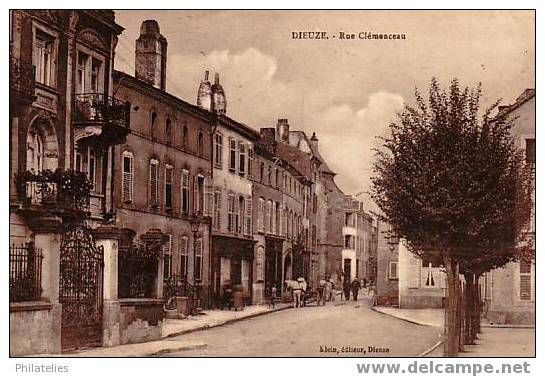 DIEUZE   RUE CLEMENCEAU - Dieuze