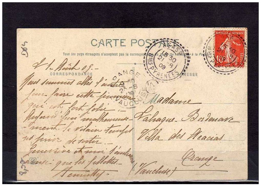 64 ST CHRISTAU LURBE Vue Générale, Ed Labouche 565, Basses Pyrénées, 1909 - Oloron Sainte Marie