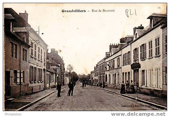 GRANDVILLERS   RUE DE BEAUVAIS   1905 - Grandvilliers