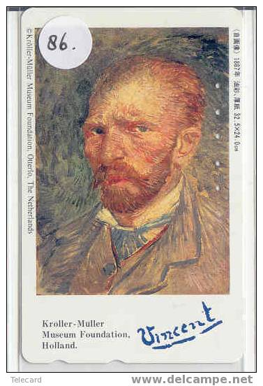 VINCENT VAN GOGH Op Telefoonkaart Japan (86) - Schilderijen