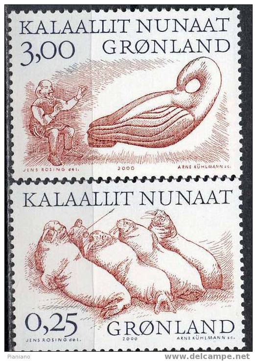 PIA - 2000 - Les Vikings Arctiques - (Yv 326-29) - Unused Stamps