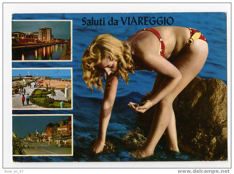 {39995} Italie Saluti Da Viareggio , Multivues ; Pin Up - Viareggio