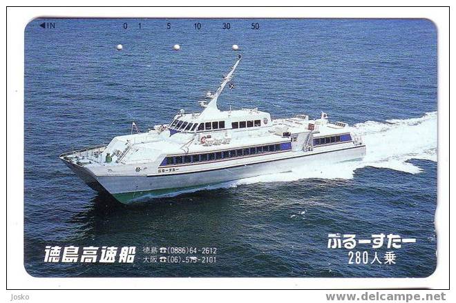 SHIP * Bateau - Schiff - Barco - Navire - Nave - Ships - Bateuax ( Japan Card ) - Boten