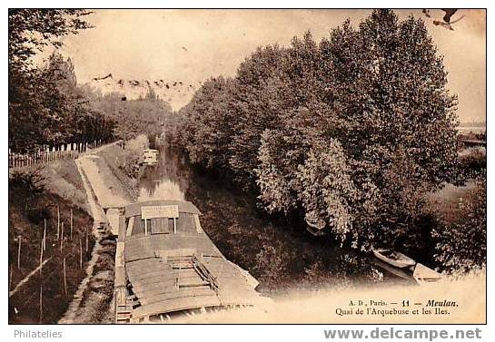 MEULAN 1906   QUAI DE L ARQUEBUSE - Meulan