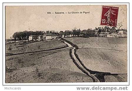 CPA 18 SANCERRE - Le Chemin De Pignol - Sancerre