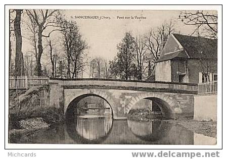 CPA 18 SANCERGUES - Pont Sur La Vauvise - Sancergues